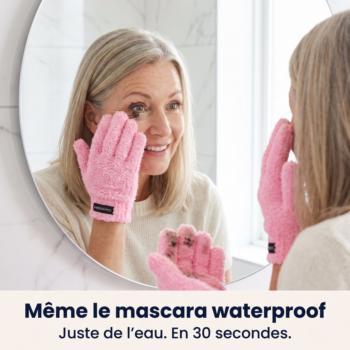 Démaquillage du mascara waterproof à l’eau